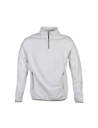 Unisex μπλούζα φλις - Torino λευκό